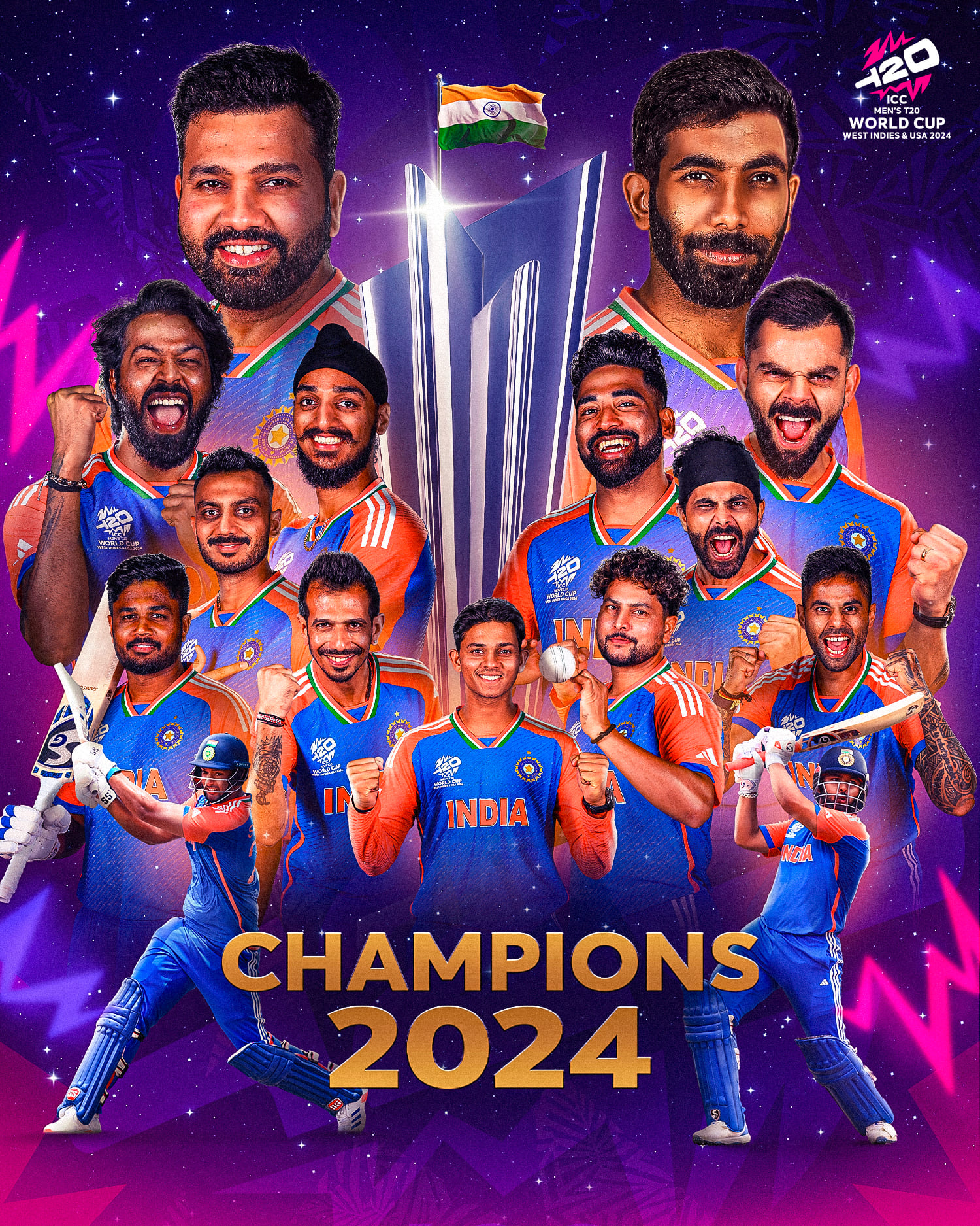 India T20 WC Champions